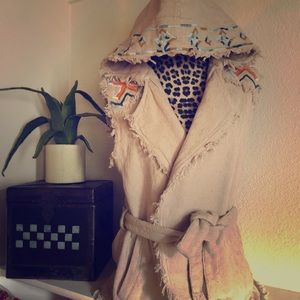 Free People Hooded Vest